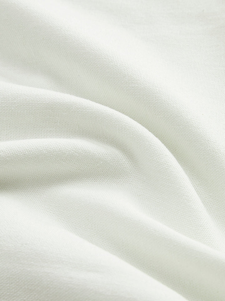 Robe mini à découpes en mélange de lin – Robe d'été sans manches avec anneau en O