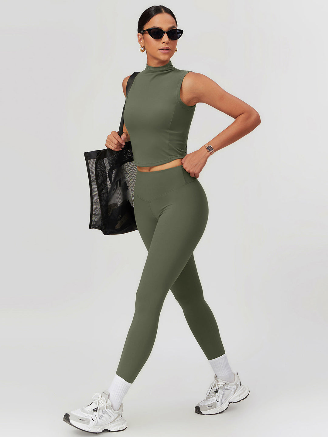High-Waist Po-Lifting Leggings – Shaping Belly Control Sportswear