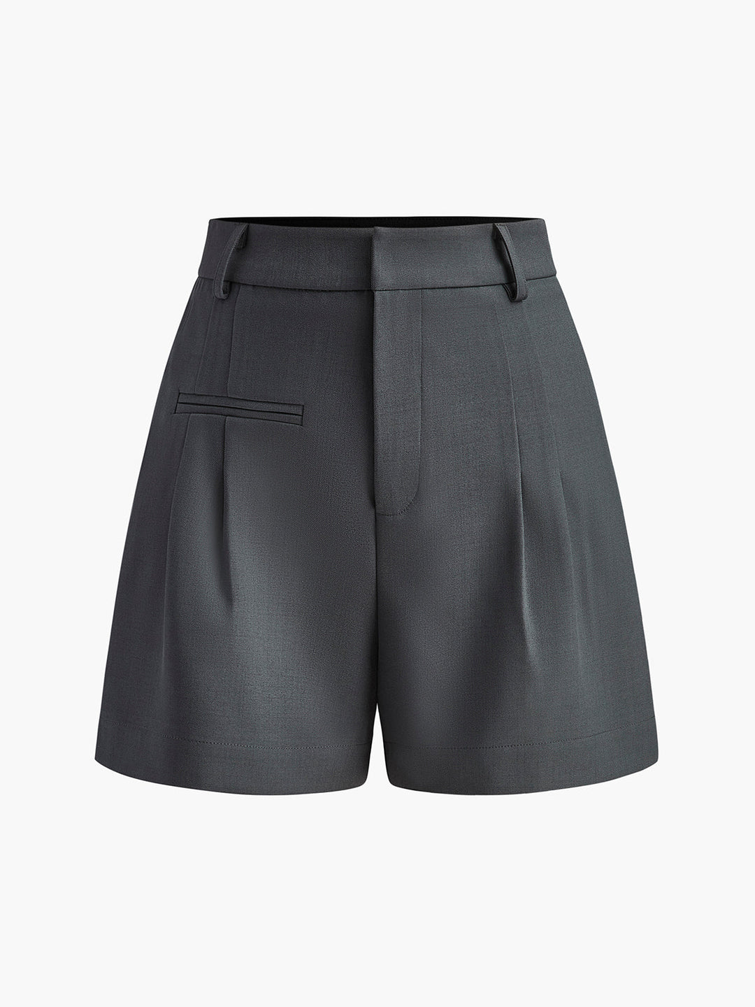 Leichte Mid-Waist Sommer Shorts Damen – Semi-Transparent, Ohne Gürtel