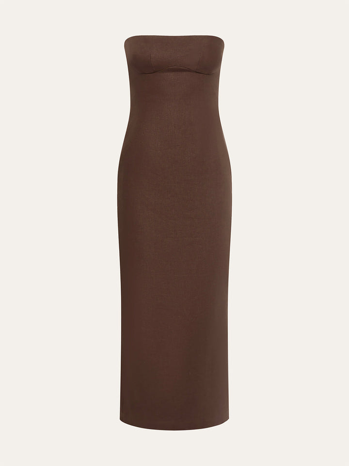 Sukienka maxi z odkrytymi ramionami w kwiatowy wzór – Elegancka sukienka letnia