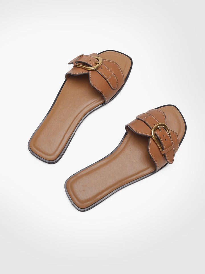 Damen Fußstützend Sandalen mit Schnallen