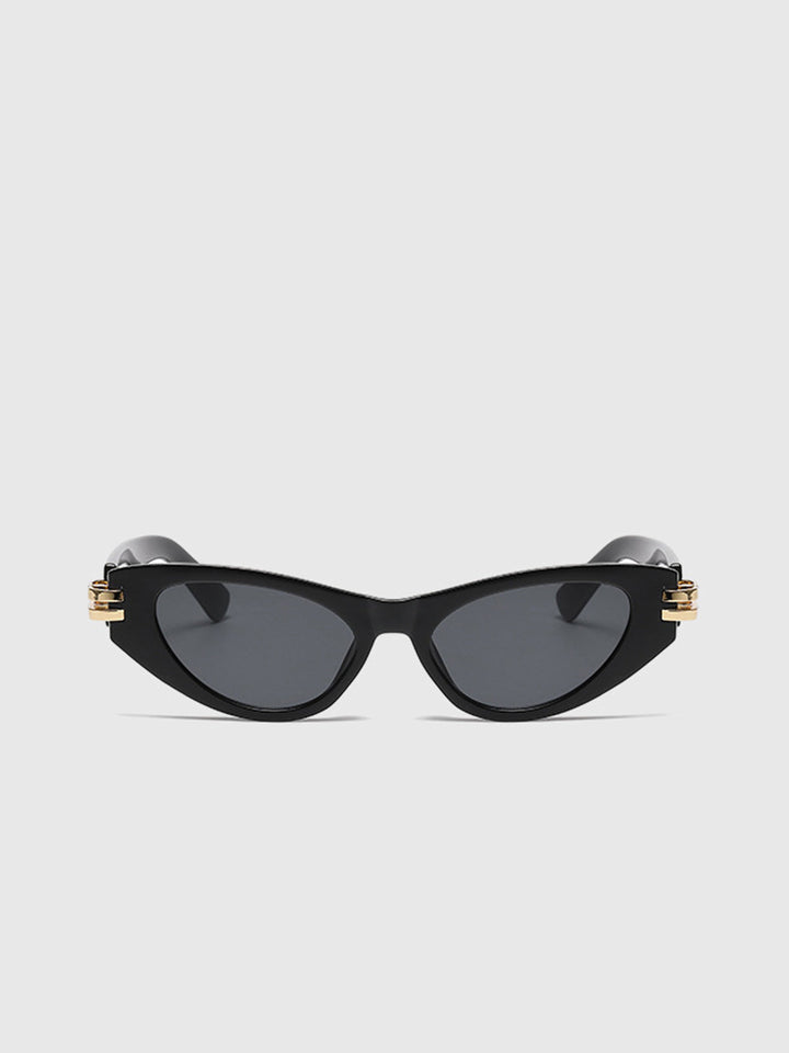Vintage Cat-Eye Sonnenbrille Schwarz – UV400 Schutz, Leichtgewicht