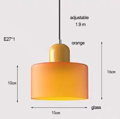 Bauhaus-Hängelampe – Stilvolle Pendelleuchte Für Esstisch & Wohnzimmer, Glas & Eisen, Retro-Design 15