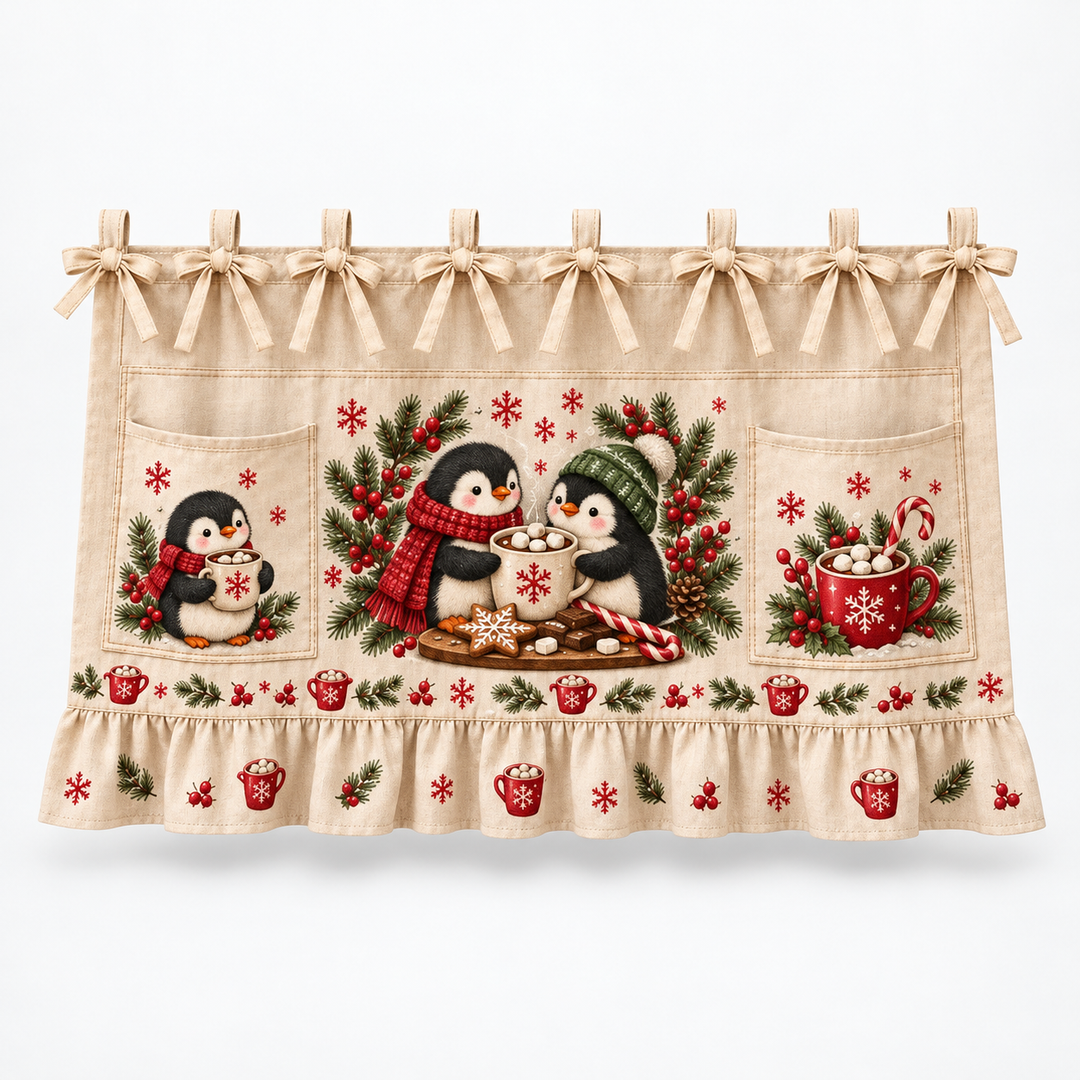 Hearth Holly | Weihnachts-Küchengeräteschürze mit Taschen