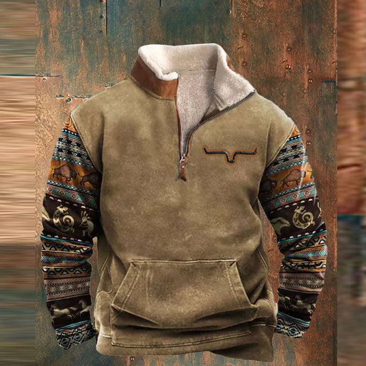 Revin Men's Pullover with Half-Zip