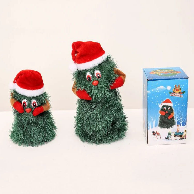 Beweglicher Weihnachtsmann Mit Licht & Sound für Weihnachtsdekoration – 33-38 cm, Innenbereich, Kletter-Spielzeug 2