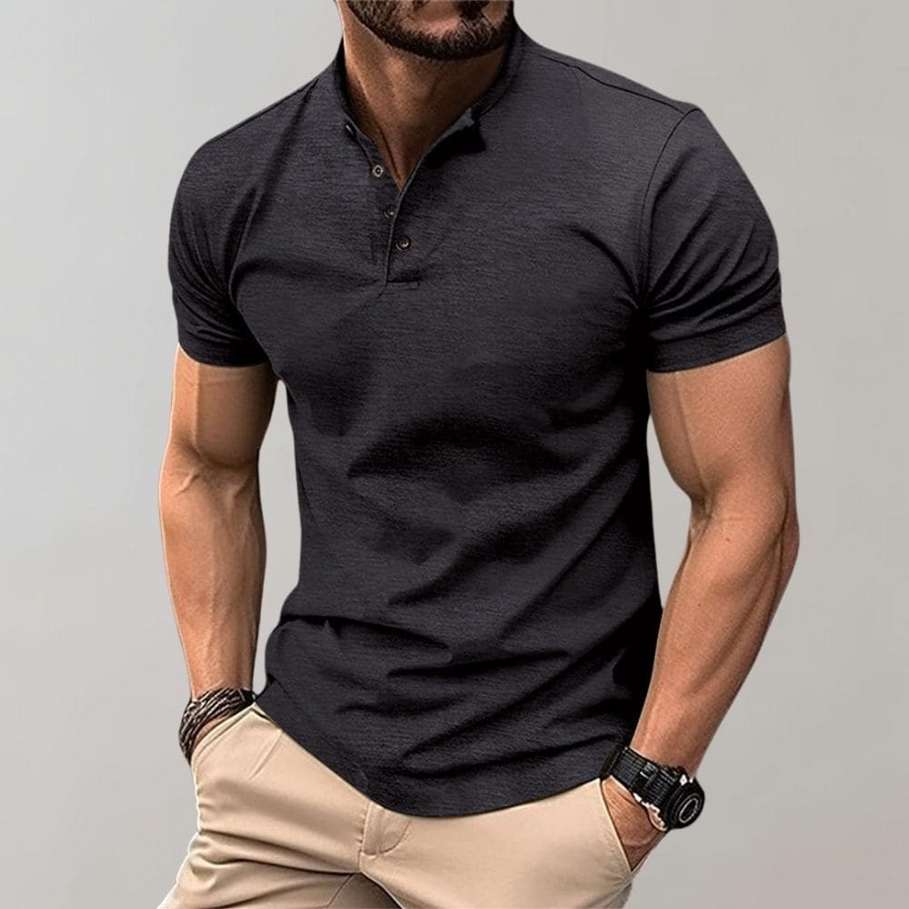 Herren Slim Fit Poloshirt Kurzarm – Modernes Stretch Freizeitshirt