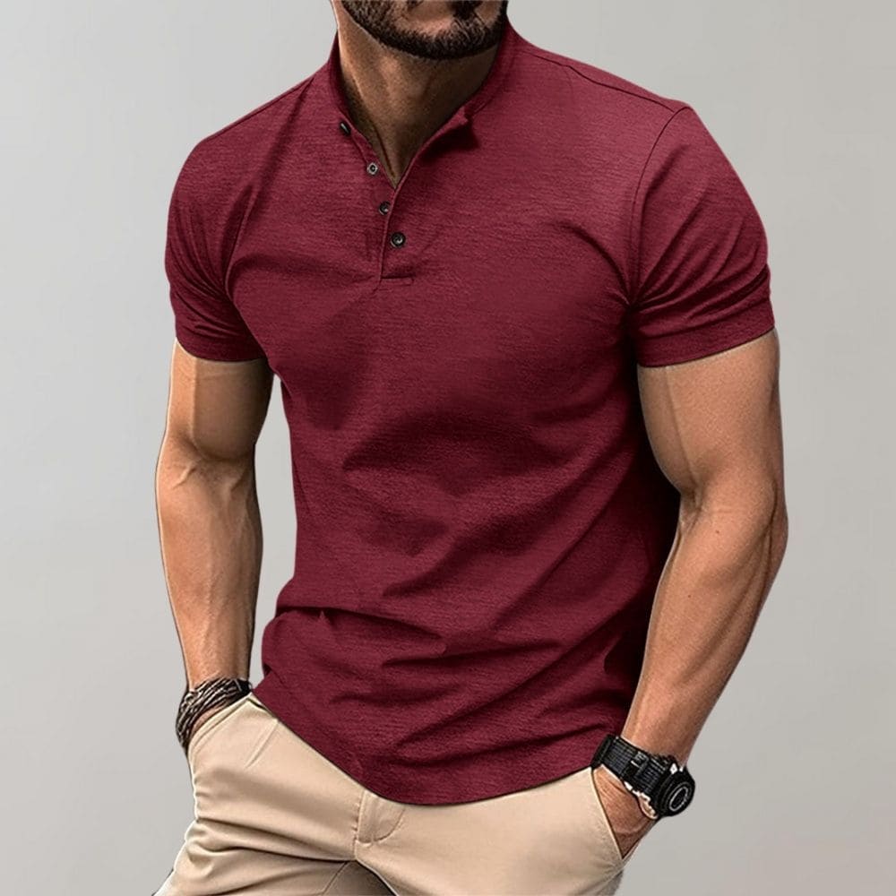 Herren Slim Fit Poloshirt Kurzarm – Modernes Stretch Freizeitshirt