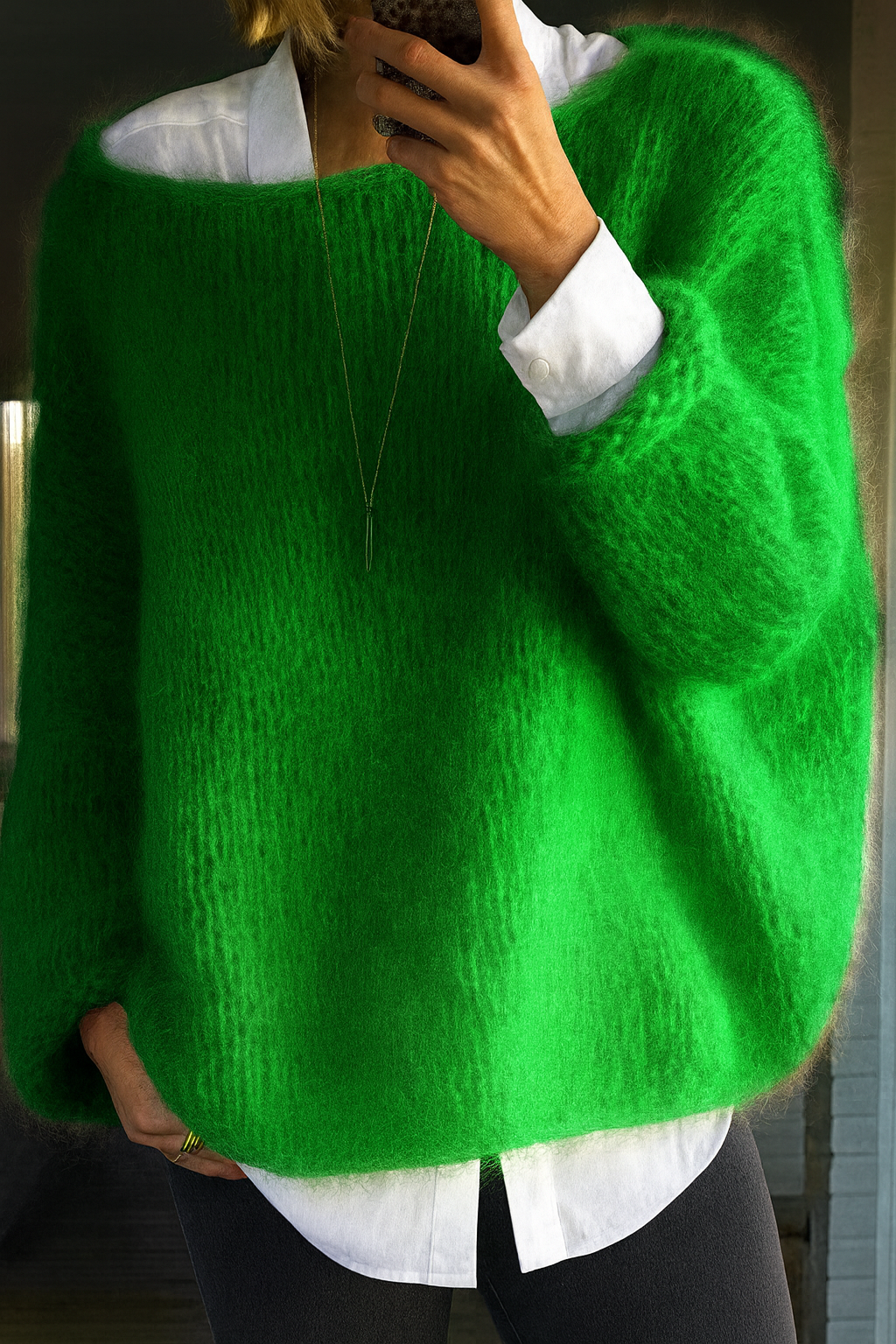 Damski sweter bawełniany nowoczesny styl