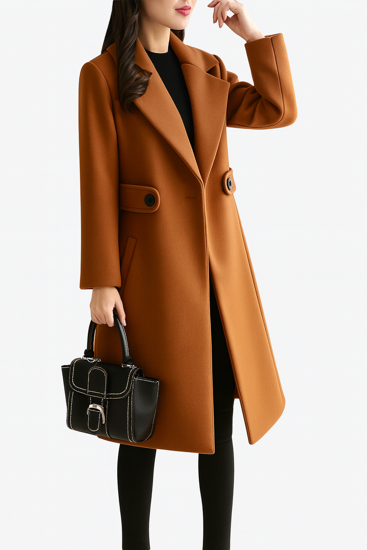 Chaqueta de invierno para mujer Chaqueta larga cálida elegante