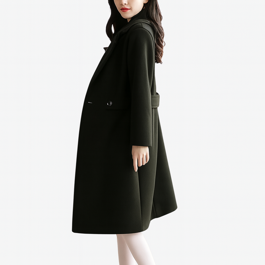 Chaqueta de invierno para mujer Chaqueta larga cálida elegante