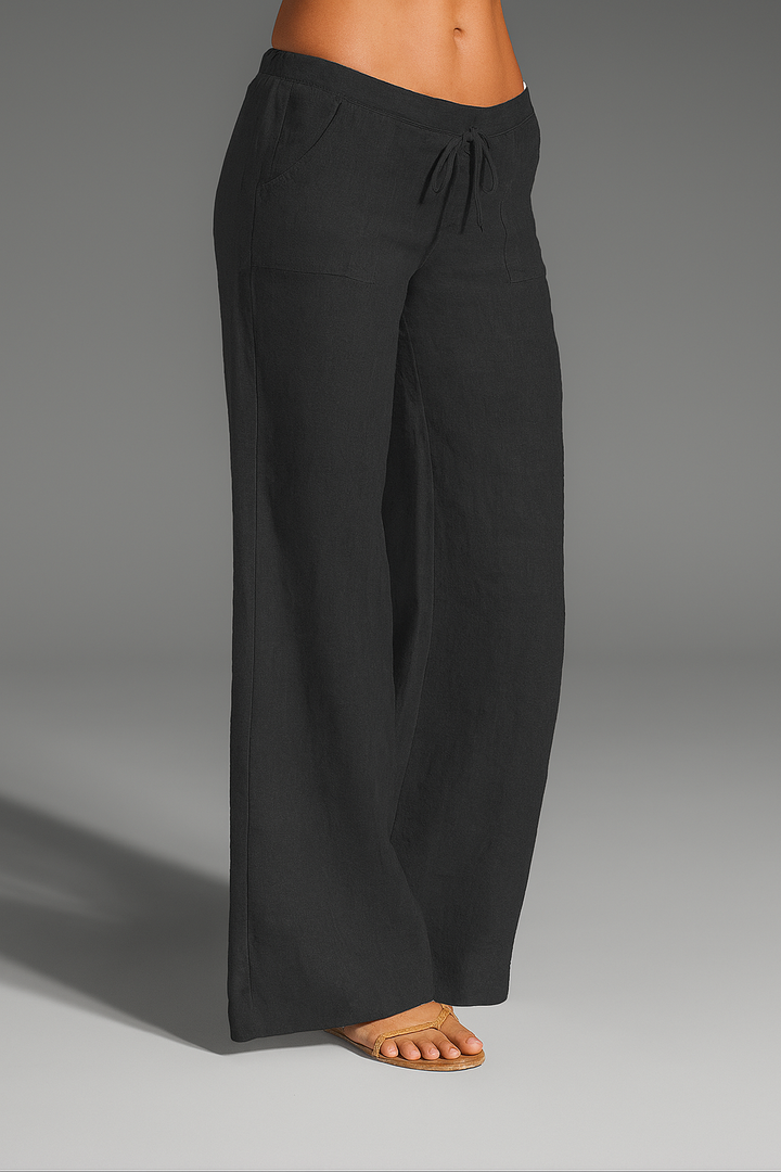Women's Linen Pants Summer – Wide Cut, Breathable, Elegant