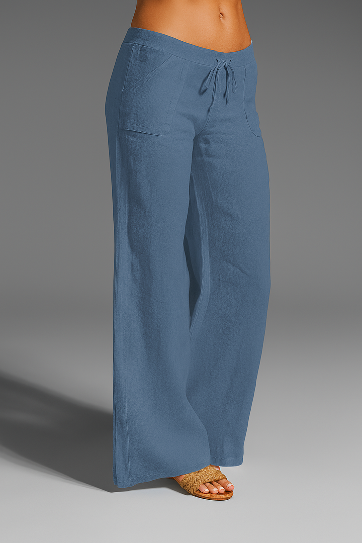 Women's Linen Pants Summer – Wide Cut, Breathable, Elegant