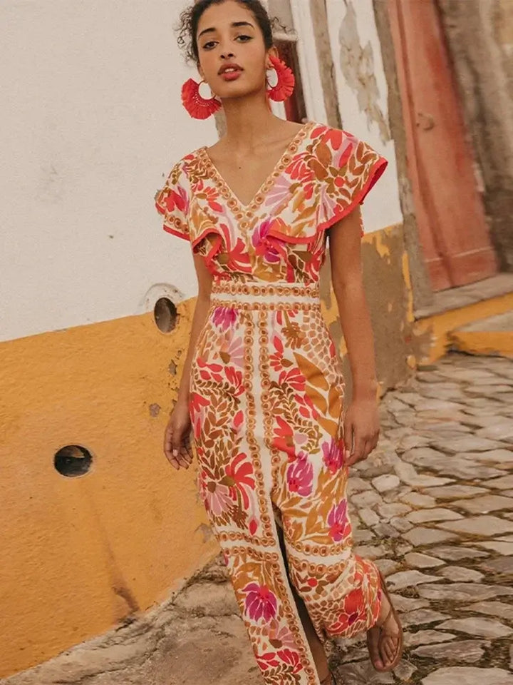 Clio Vintage-Kleid Elegant
