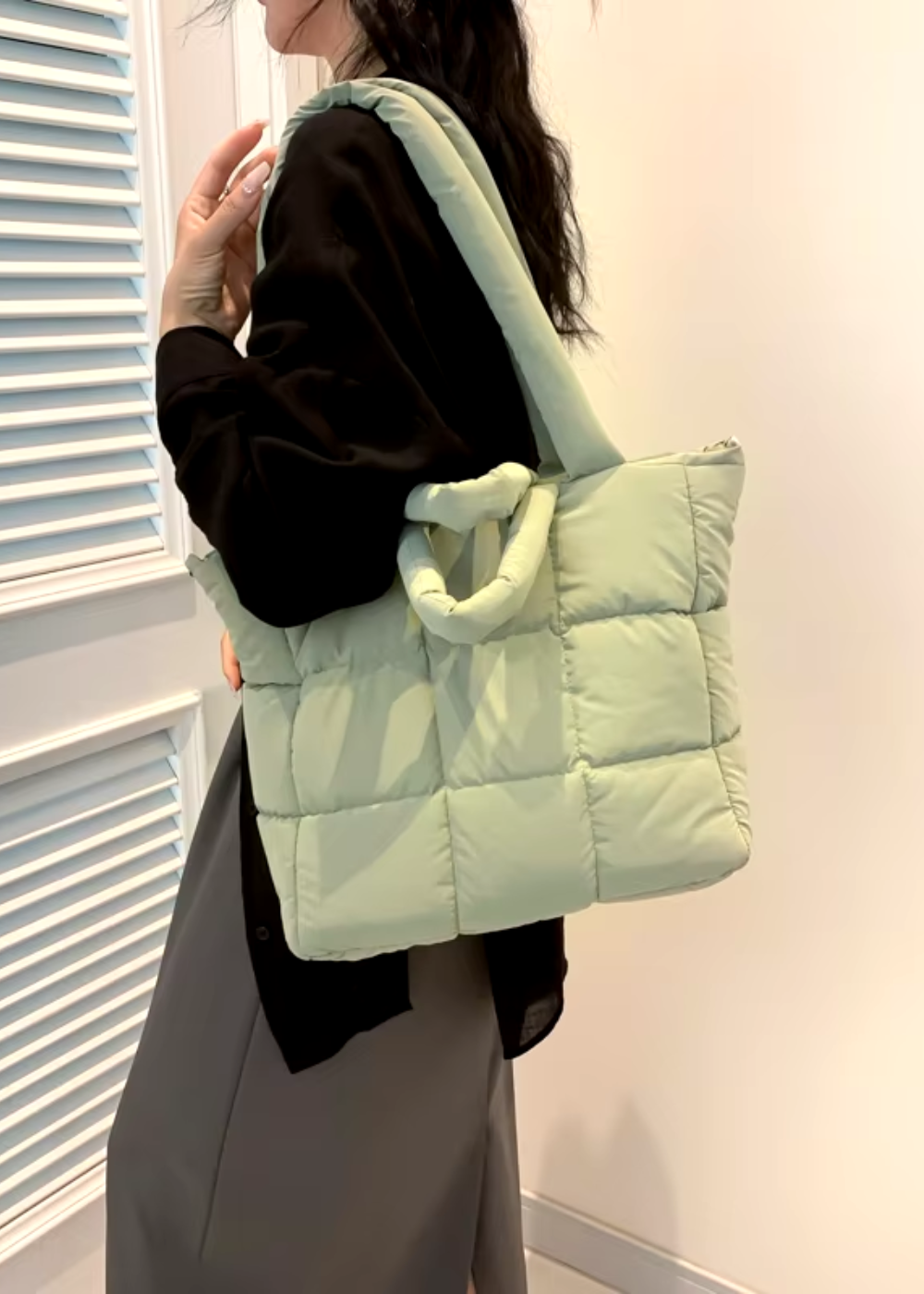 Crissy Handbag Women – Quilted Bag – Large Shopper