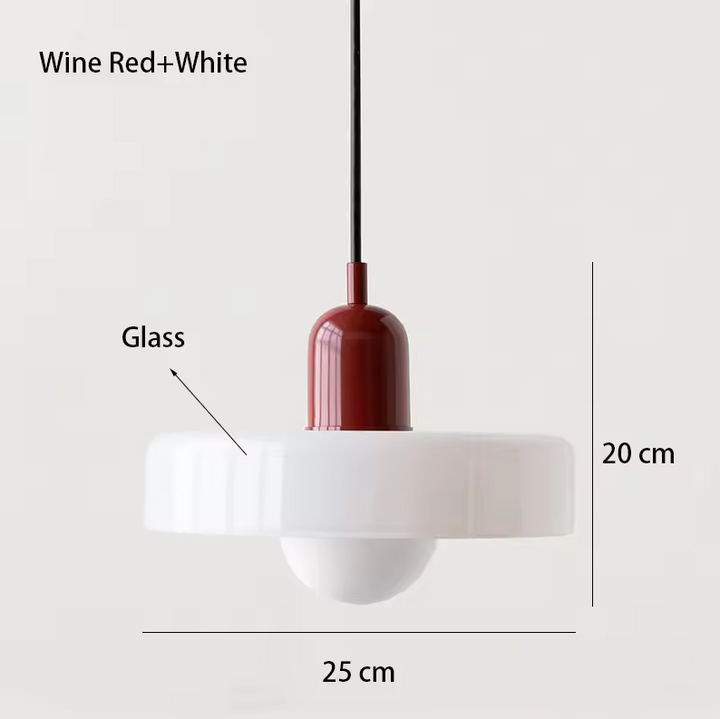 Coco Hängelampe - Skandinavische Pendelleuchte aus Glas für Esszimmer und Wohnzimmer 4