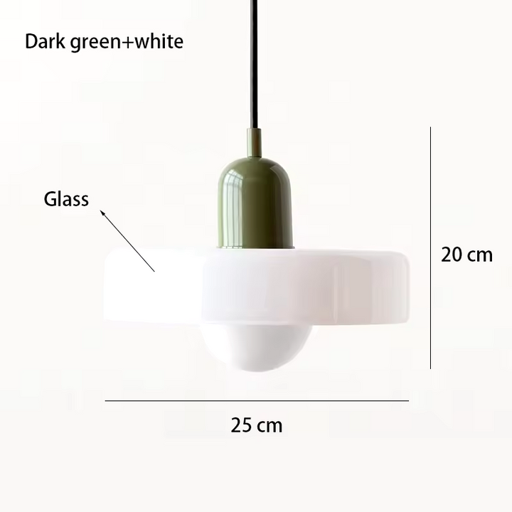 Coco Hängelampe - Skandinavische Pendelleuchte aus Glas für Esszimmer und Wohnzimmer 5