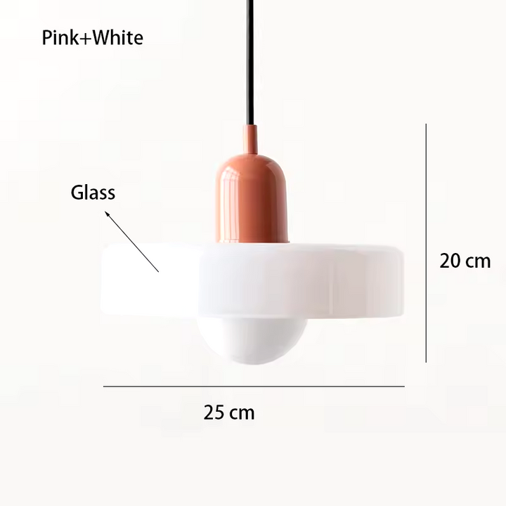 Coco Hängelampe - Skandinavische Pendelleuchte aus Glas für Esszimmer und Wohnzimmer 6