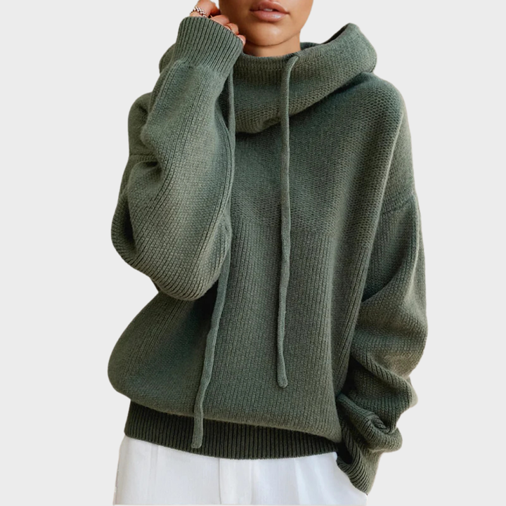 Corinne | Pull à capuche élégant en tricot