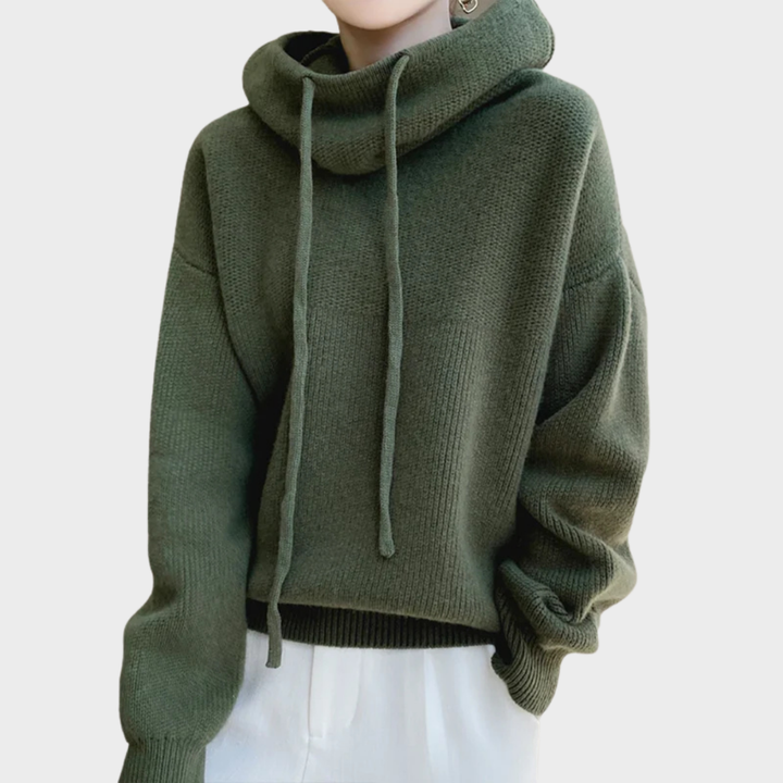Corinne | Pull à capuche élégant en tricot