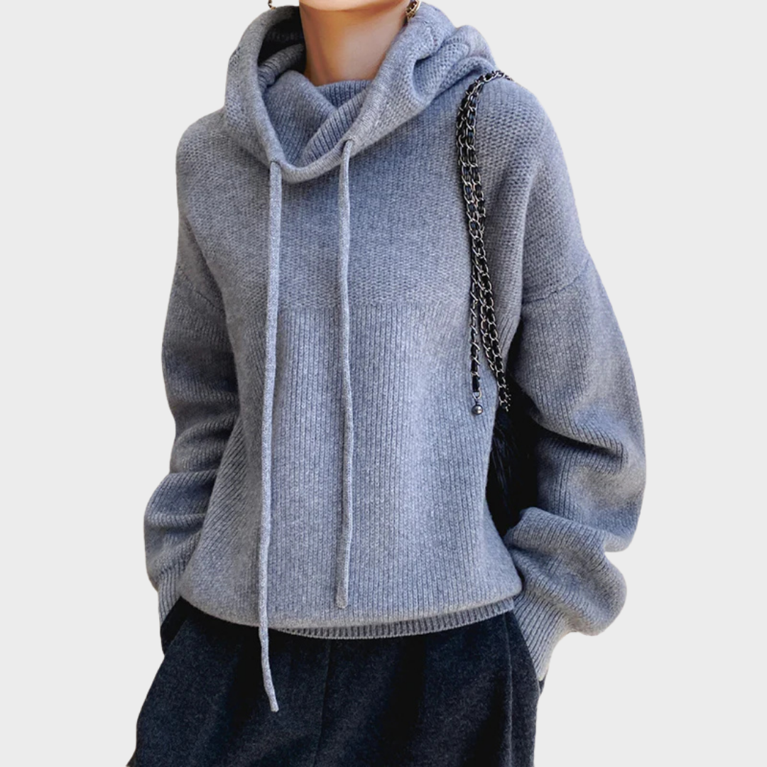Corinne | Pull à capuche élégant en tricot
