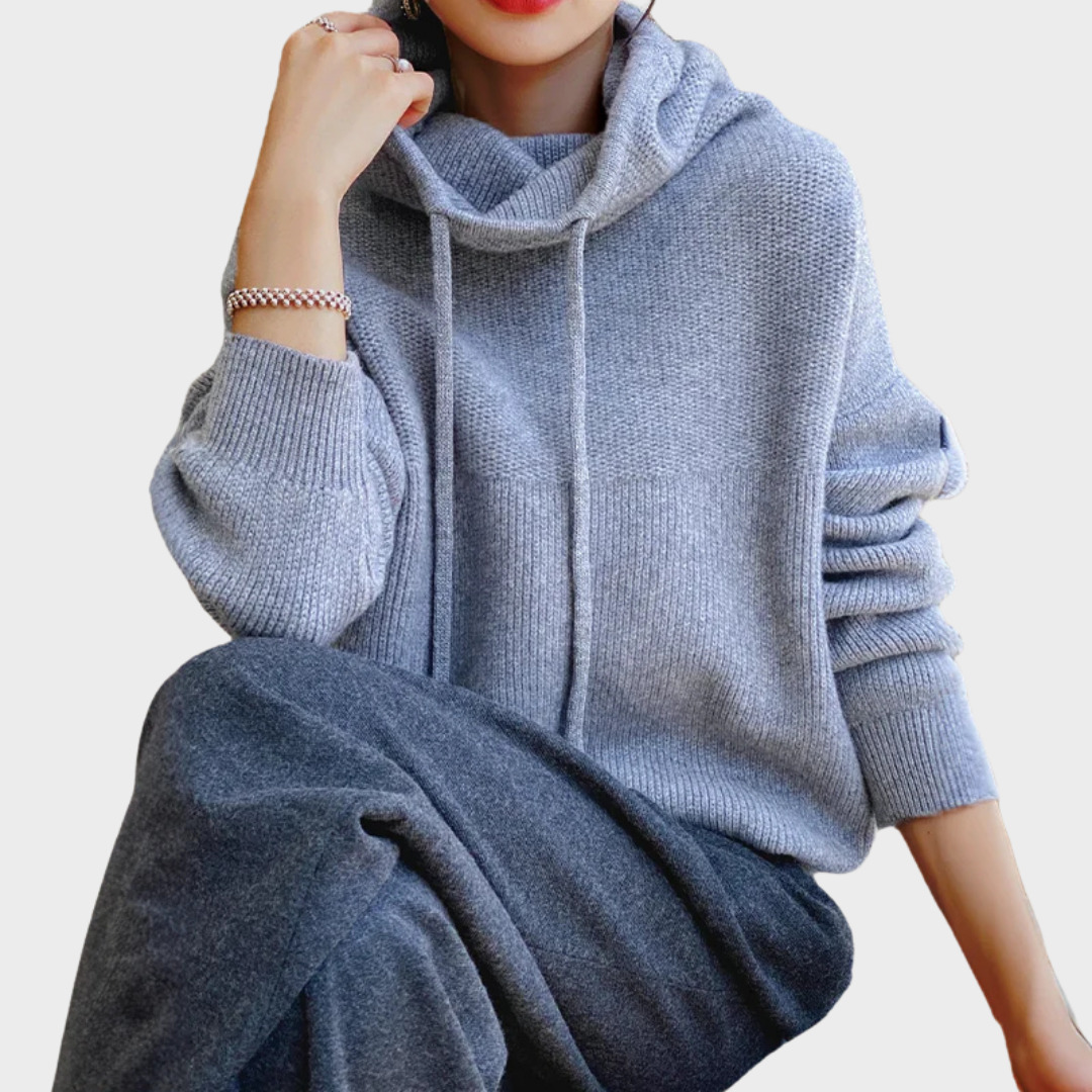 Corinne | Pull à capuche élégant en tricot