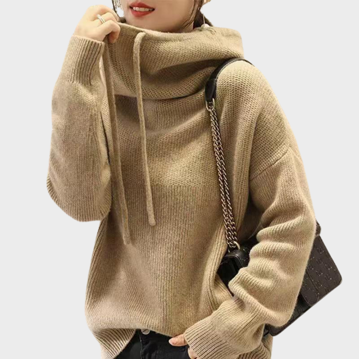 Corinne | Pull à capuche élégant en tricot