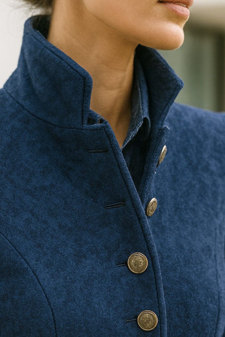 Damen Cardigan Hoher Kragen 5