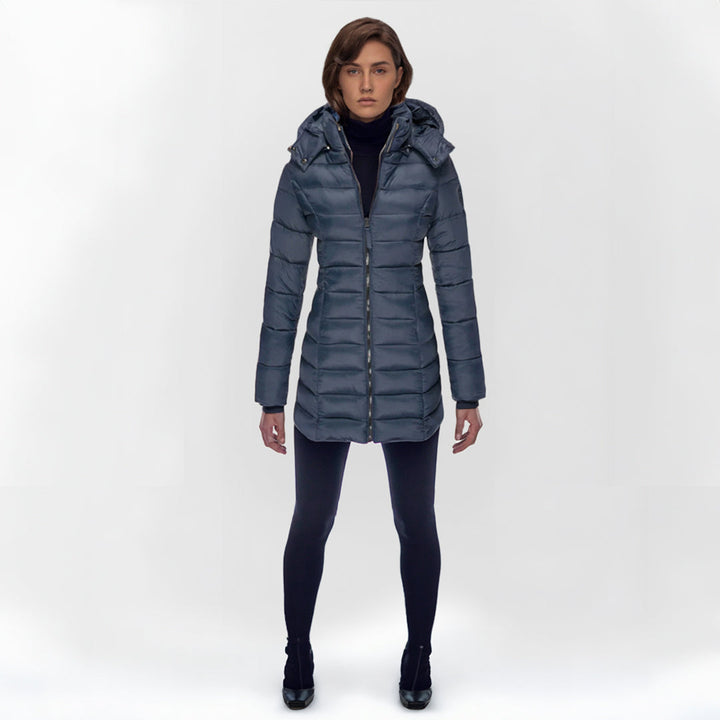 Women's Down Jacket Long Warm Stylish