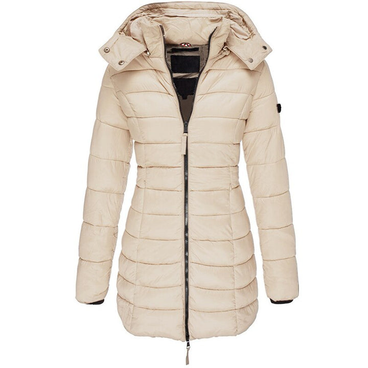 Women's Down Jacket Long Warm Stylish