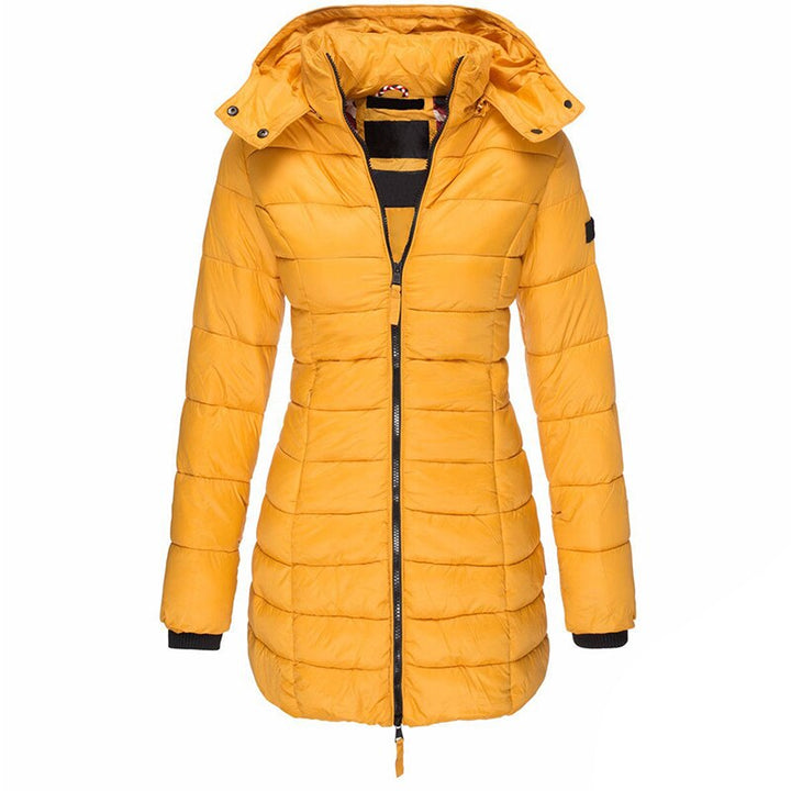 Women's Down Jacket Long Warm Stylish
