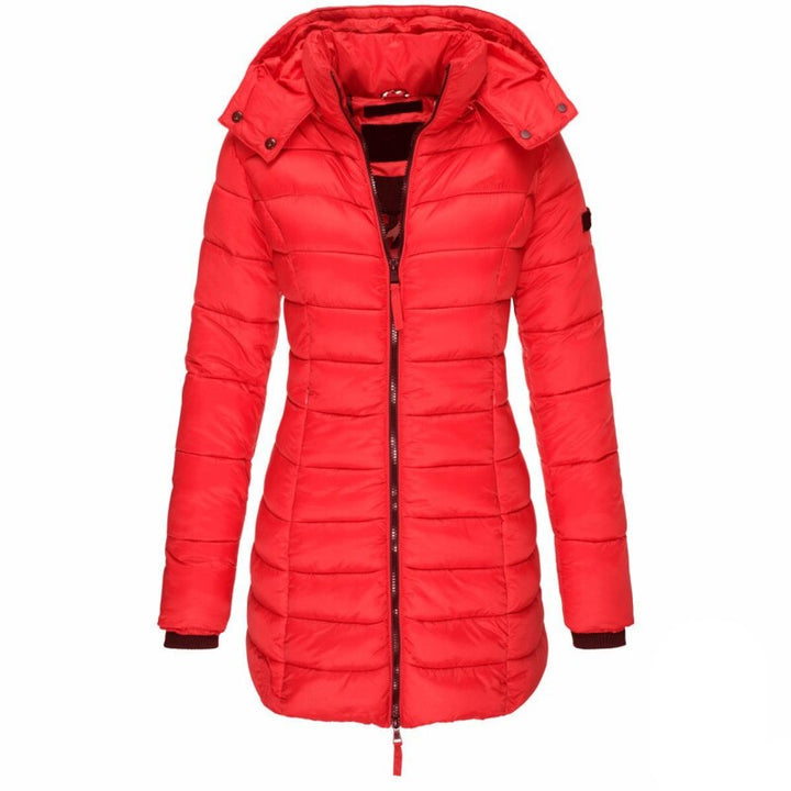 Women's Down Jacket Long Warm Stylish