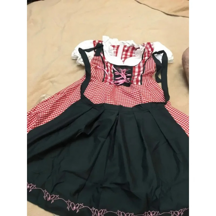 Damen Festliches Kleid mit Verspieltem Schleifenverschluss und Eleganter Stickerei