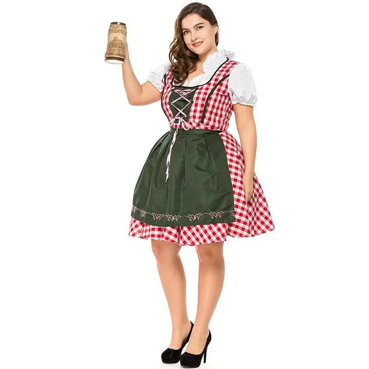 Damen Festliches Kleid mit Verspieltem Schleifenverschluss und Eleganter Stickerei