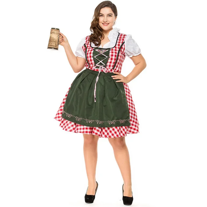 Damen Festliches Kleid mit Verspieltem Schleifenverschluss und Eleganter Stickerei