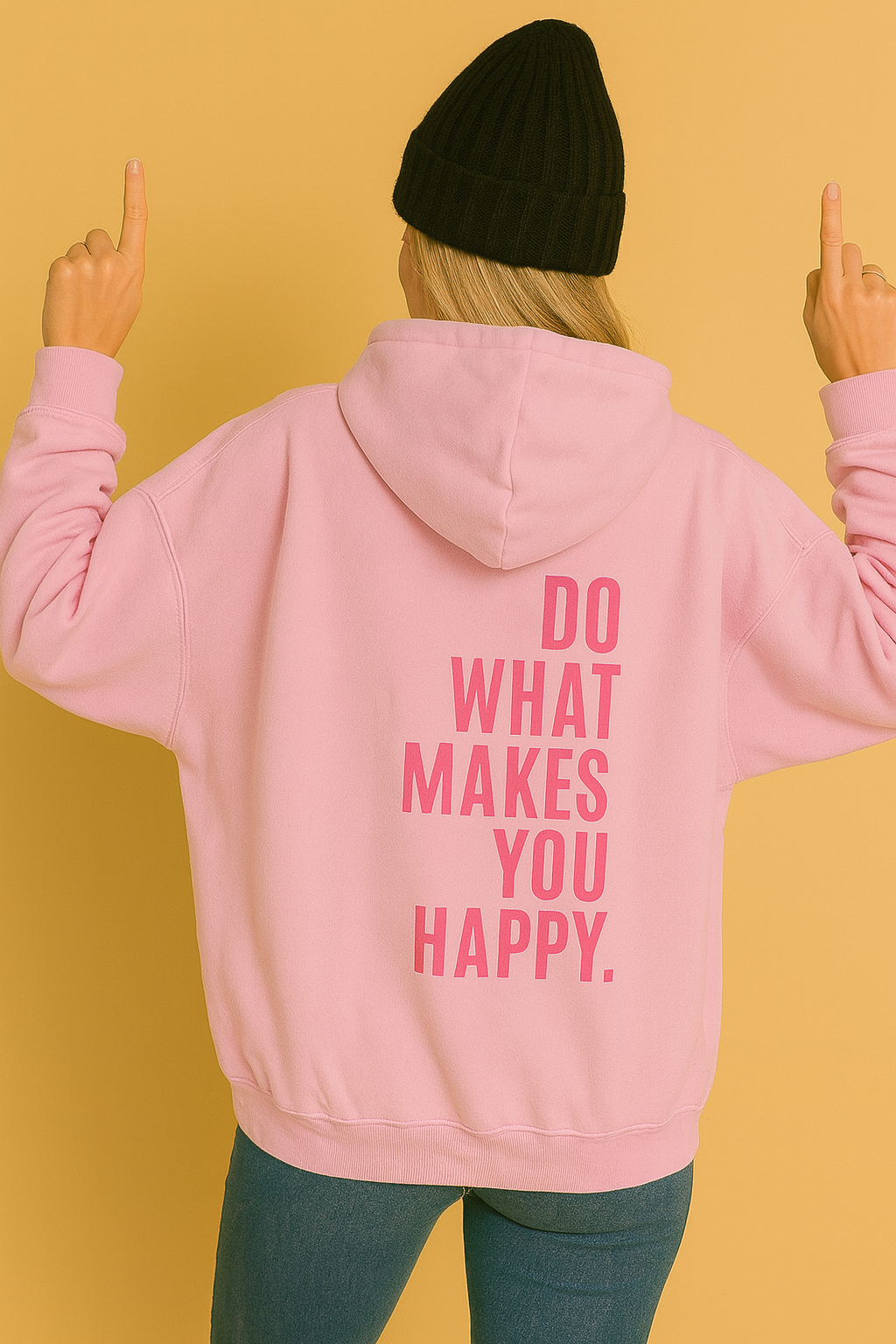 Damen Grauer Weicher Oversized Hoodie mit Kapuze und Textdruck 4