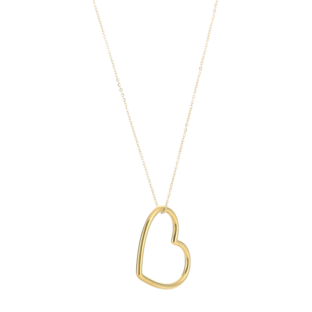 Damen Halskette Edelstahl Herzdesign Wasserfest Hypoallergen 0