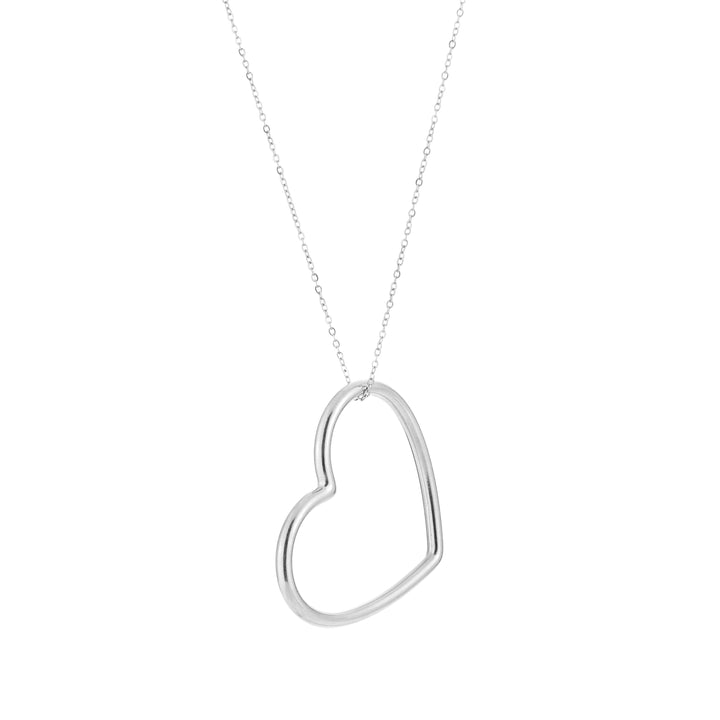 Damen Halskette Edelstahl Herzdesign Wasserfest Hypoallergen 1