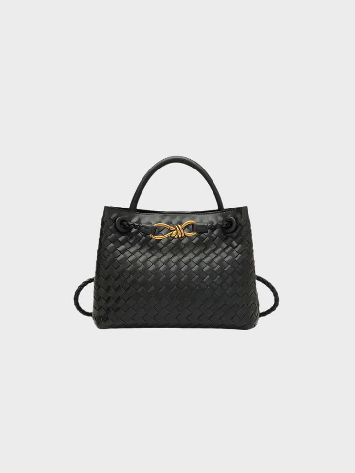 Women's Handbag Woven Structured Elegance
