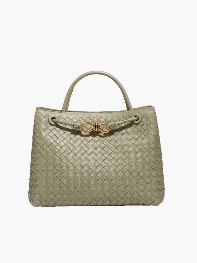 Women's Handbag Woven Structured Elegance