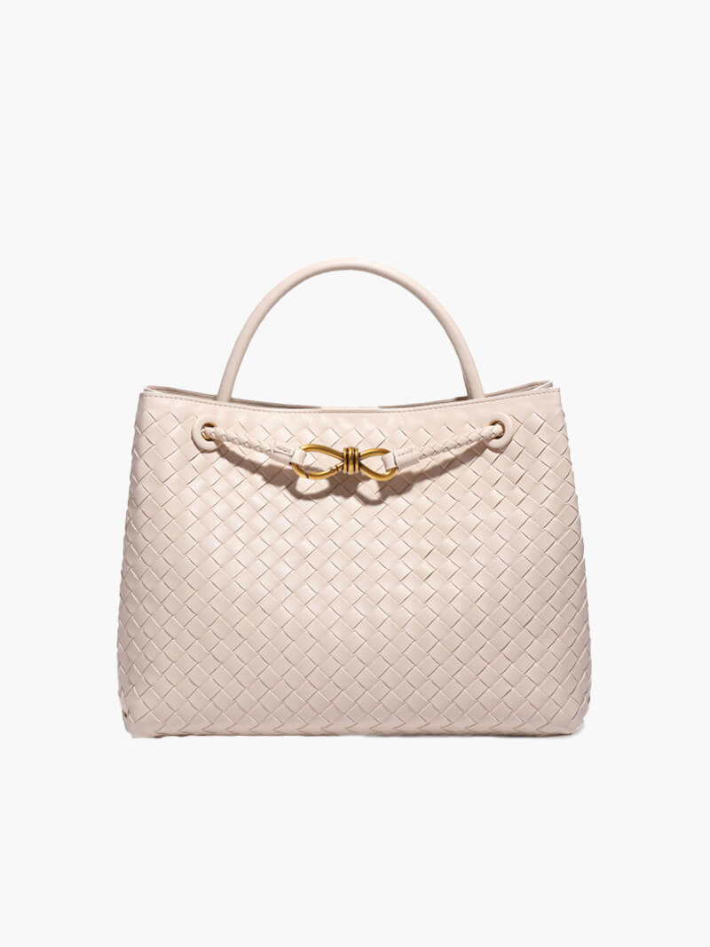Women's Handbag Woven Structured Elegance