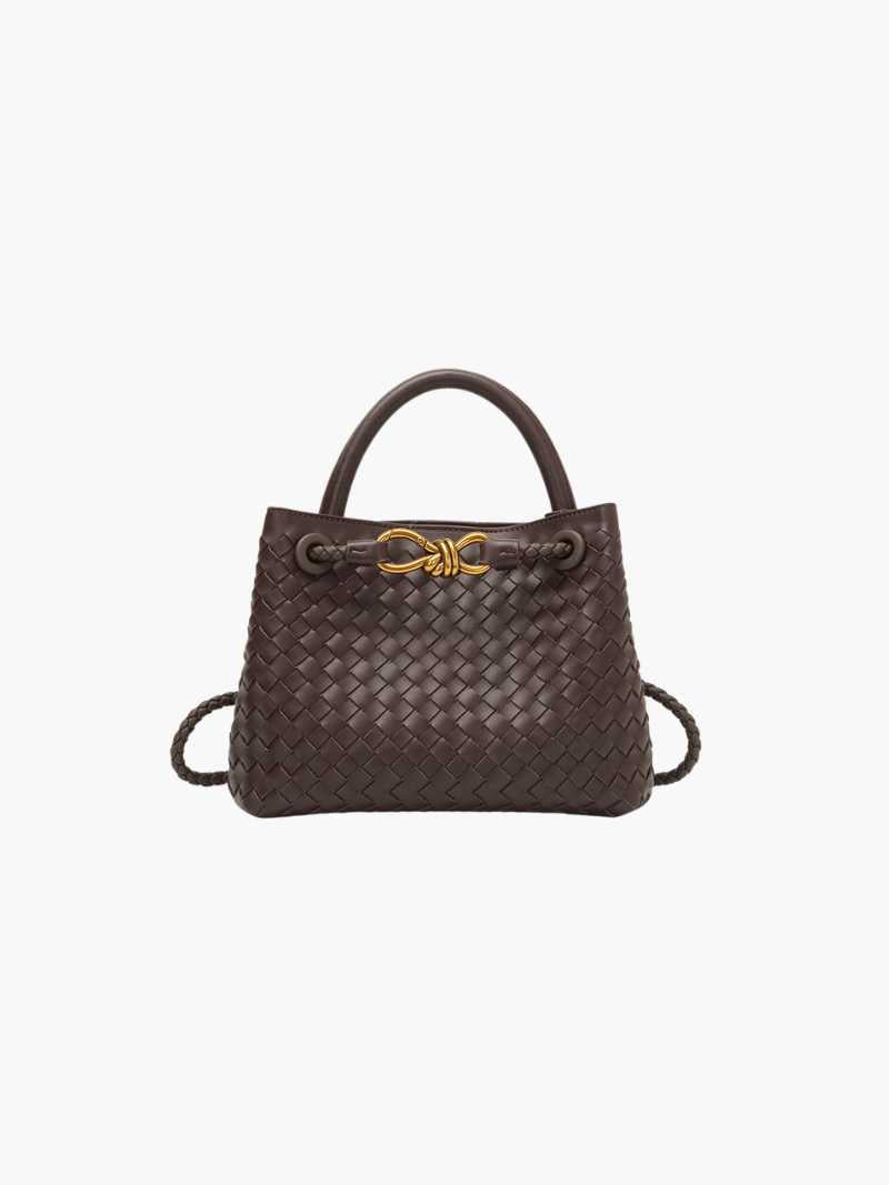 Women's Handbag Woven Structured Elegance