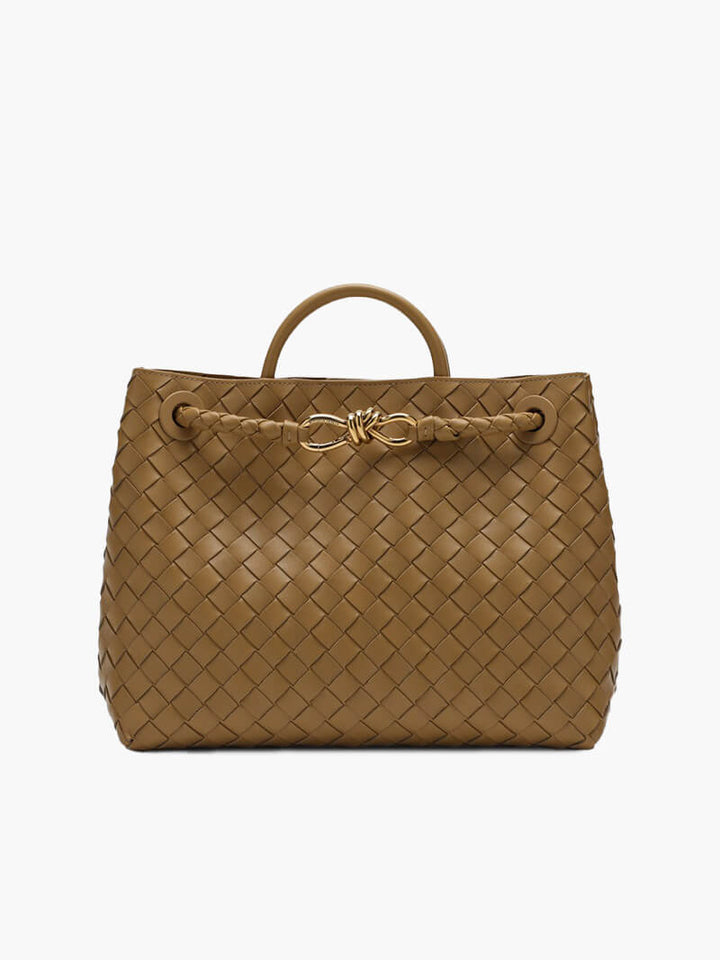 Women's Handbag Woven Structured Elegance