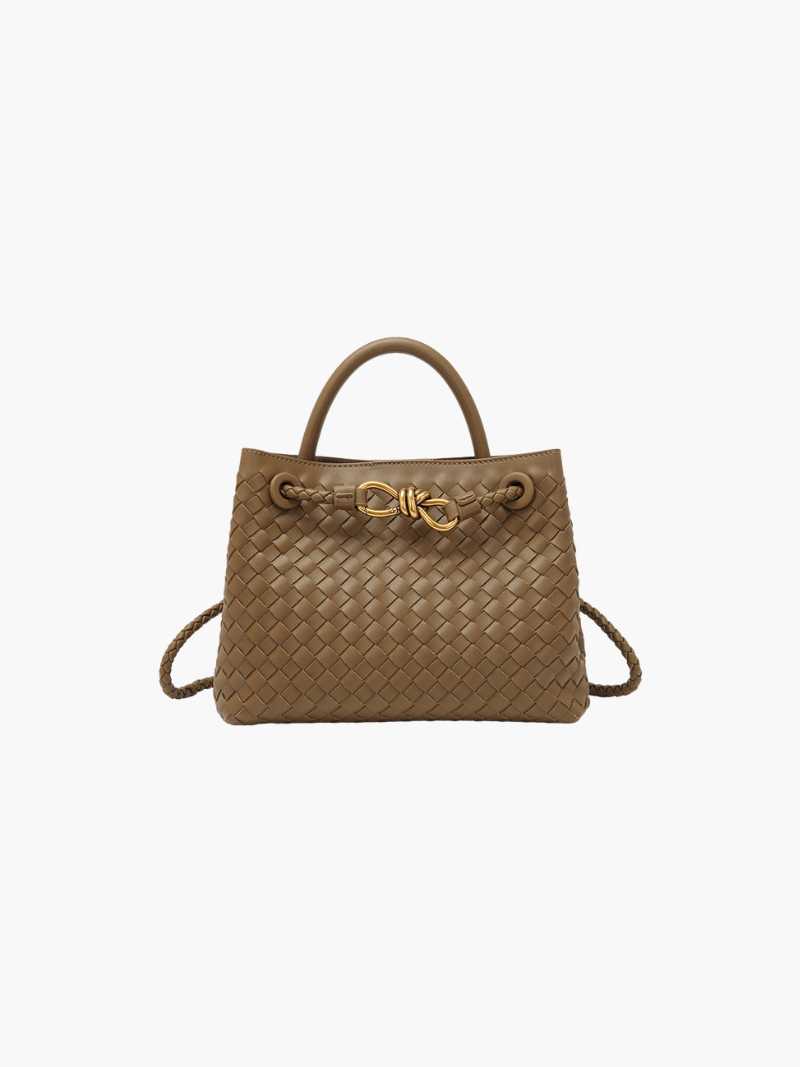 Women's Handbag Woven Structured Elegance