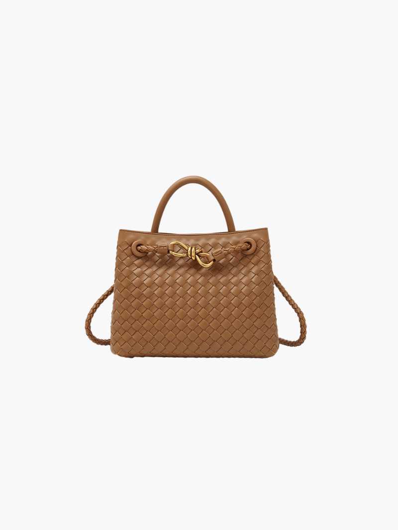 Women's Handbag Woven Structured Elegance