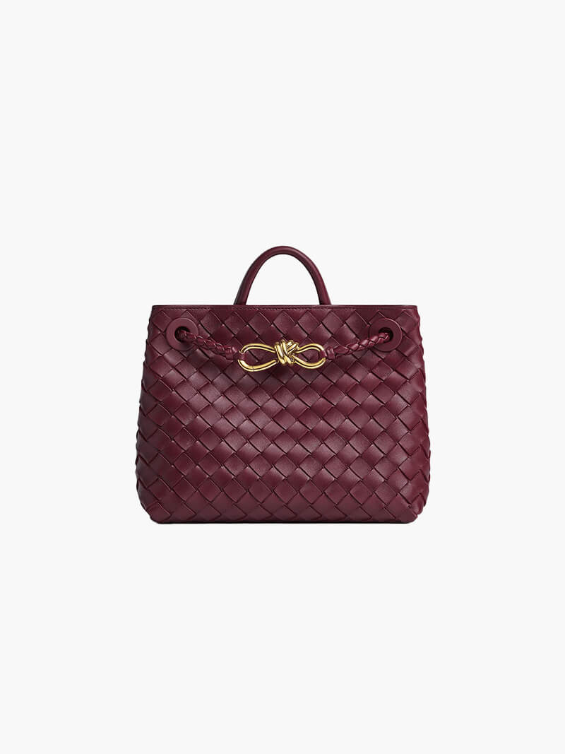 Women's Handbag Woven Structured Elegance