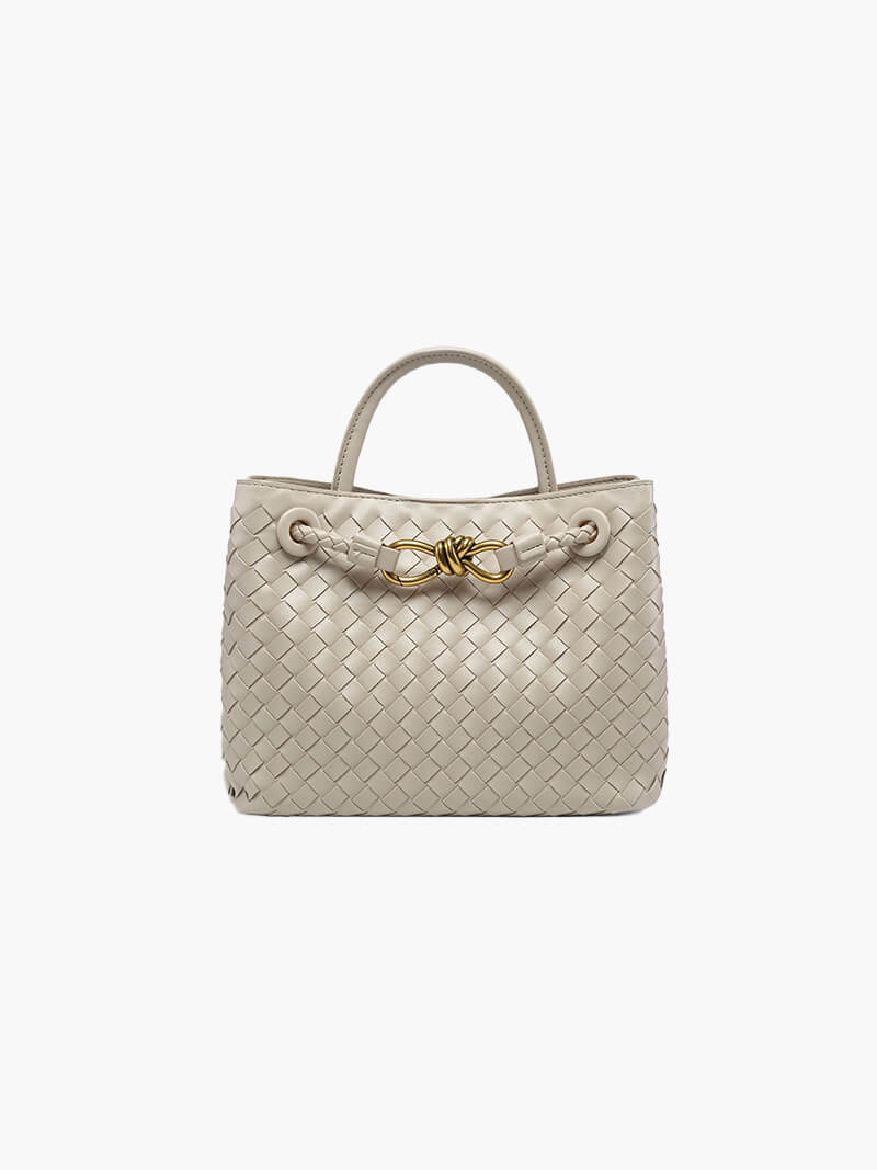 Women's Handbag Woven Structured Elegance
