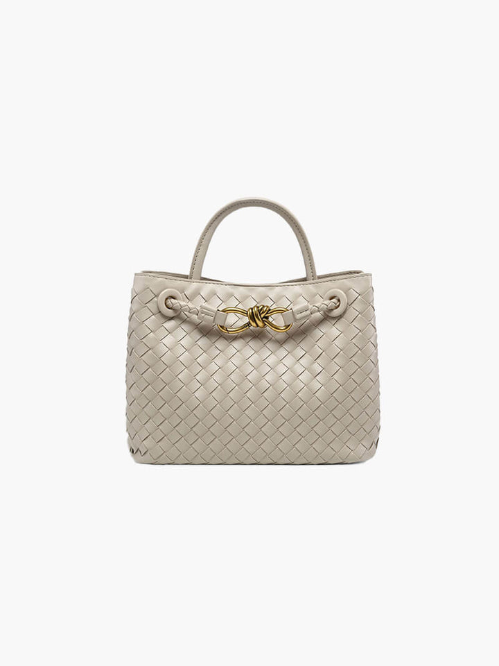 Women's Handbag Woven Structured Elegance
