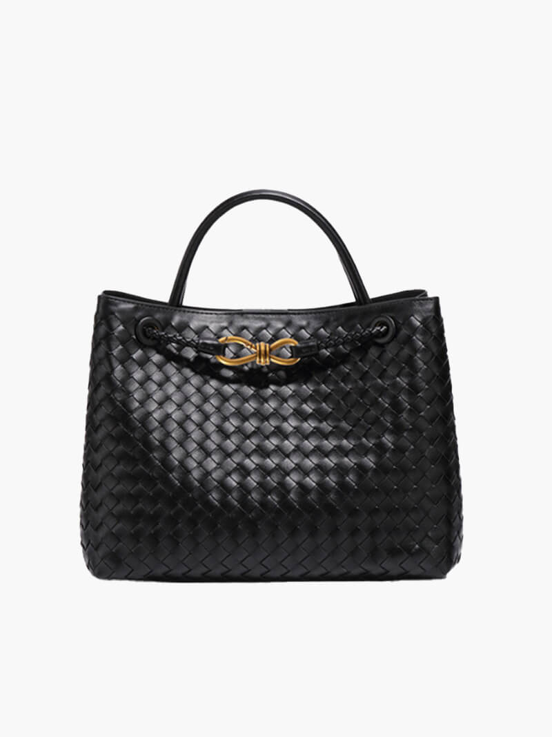 Women's Handbag Woven Structured Elegance