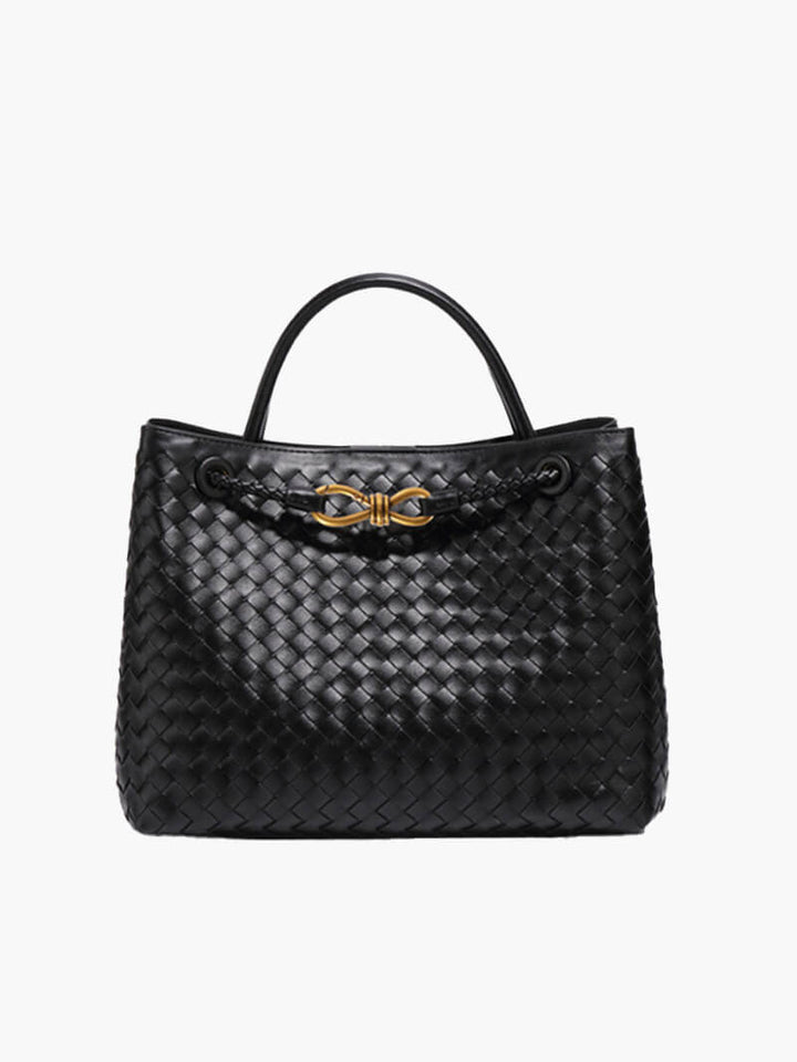Women's Handbag Woven Structured Elegance